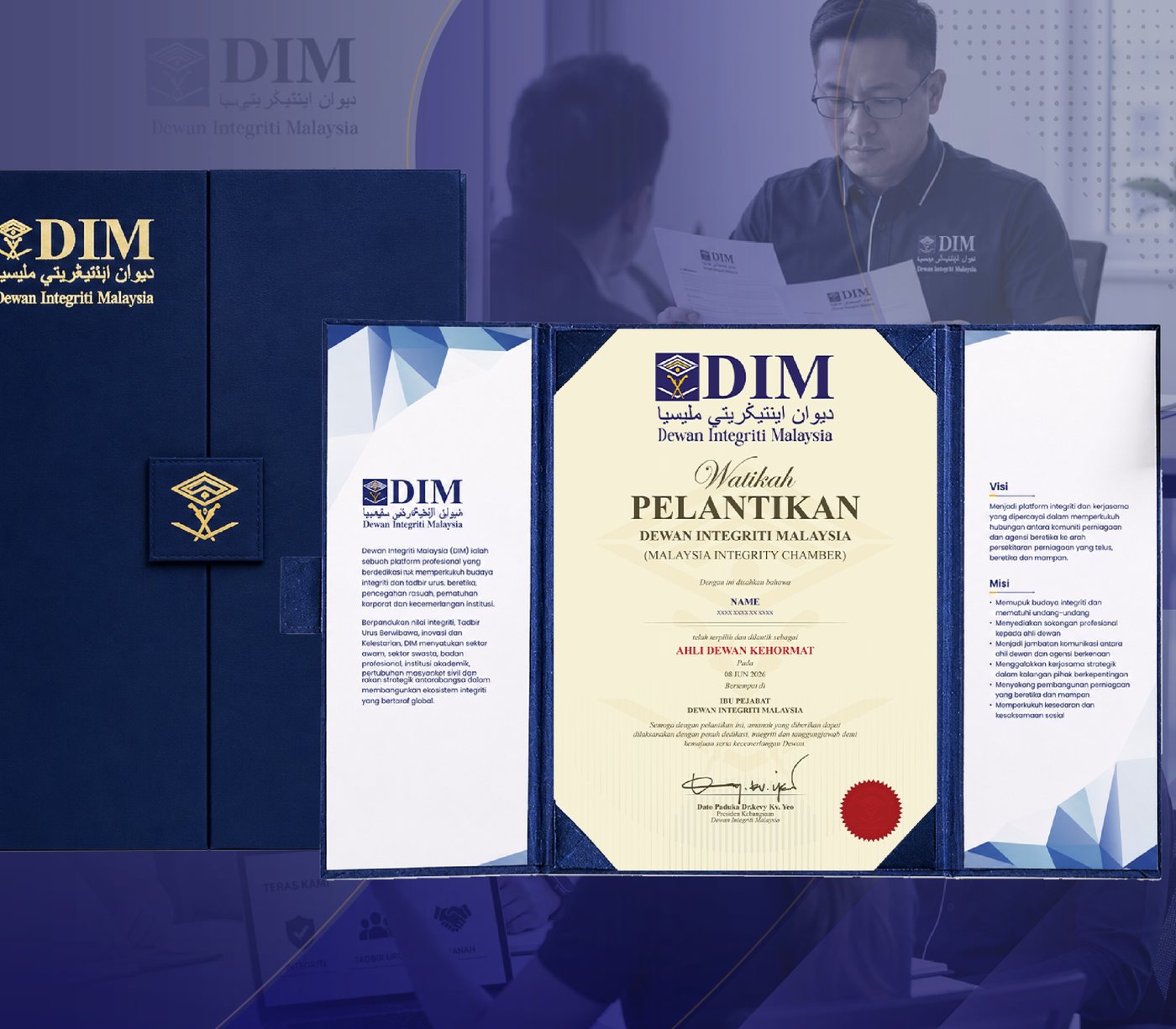 File Folder & Watikah — Dewan Integriti Malaysia